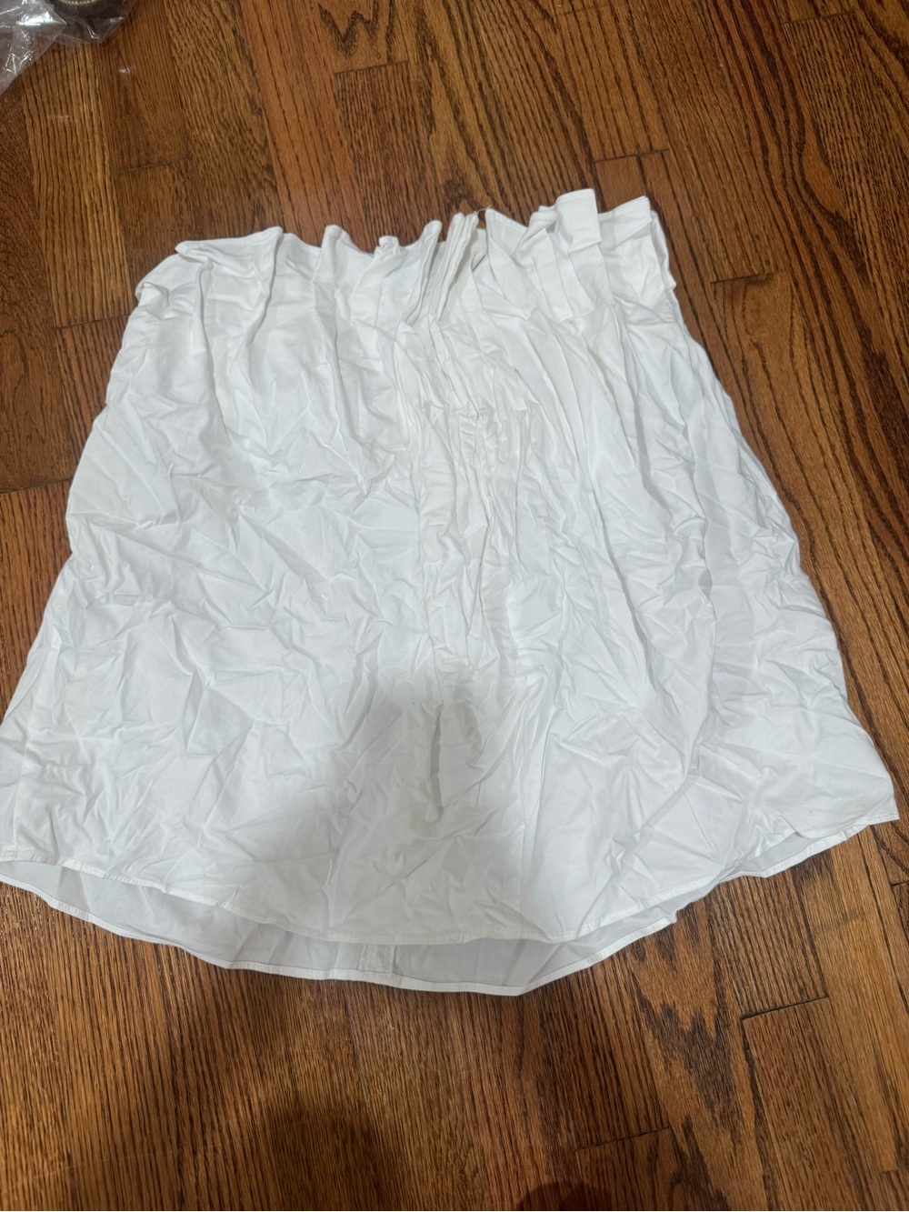Ivory Strapless Ruched Tube Top - Picture 2 of 4